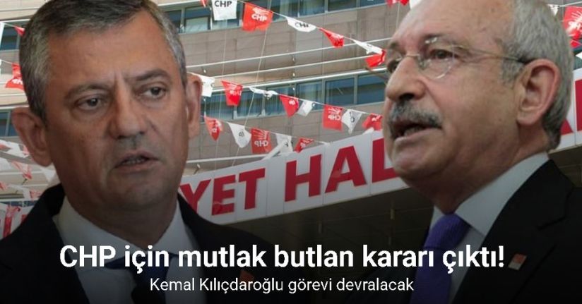 Mahkeme, CHP 38. Olağan Kurultayının iptal edilmesine karar verdiMahkeme, CHP 38. Olağan Kurultayının iptal edilmesine karar verdi