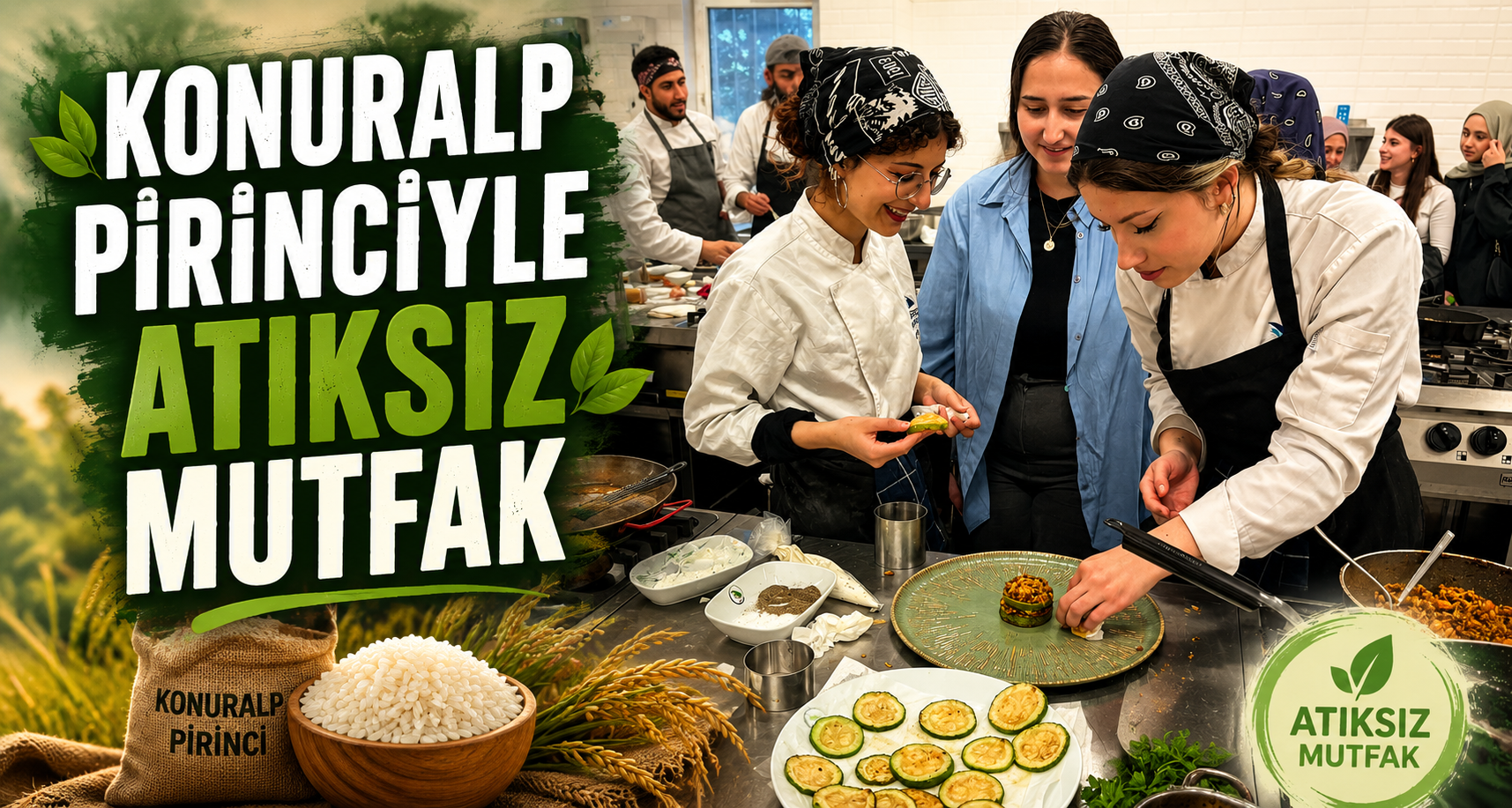 Konuralp Pirinciyle Atıksız Mutfak