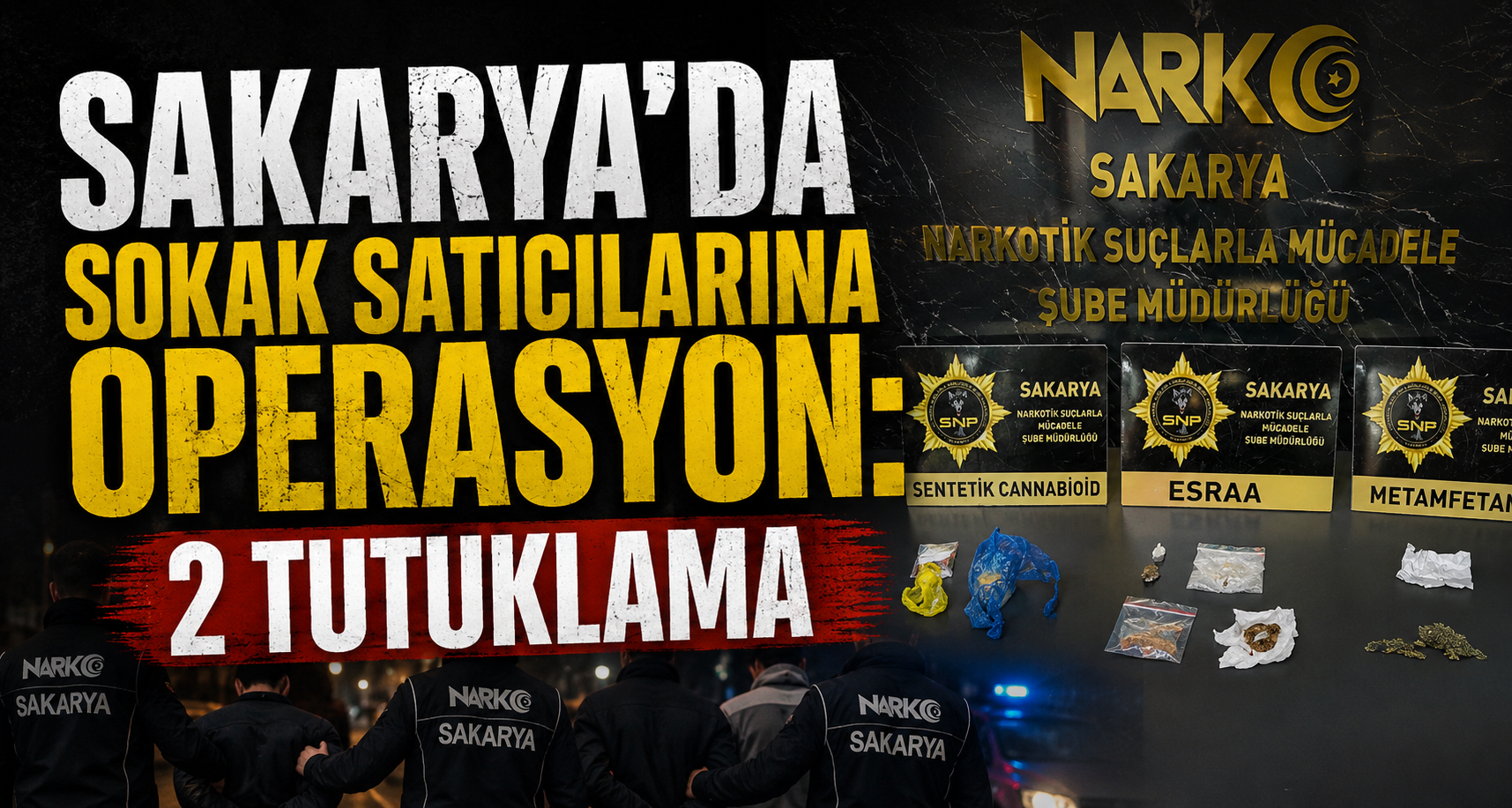 Sakarya’da sokak satıcılarına operasyon: 2 tutuklama