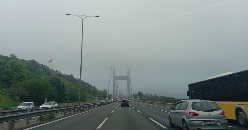 İstanbul'da yağmur ve sis etkili oldu