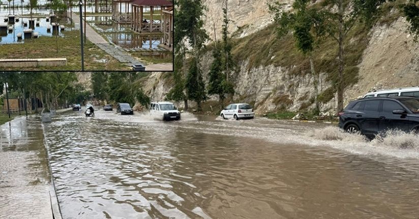 Fırat Nehri taştı, her yeri su bastı