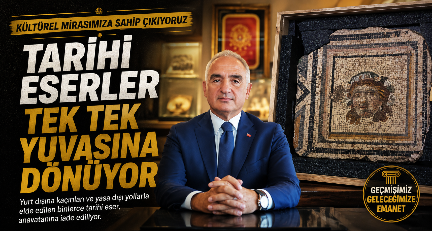 Tarihi eserler tek tek yuvasına dönüyor