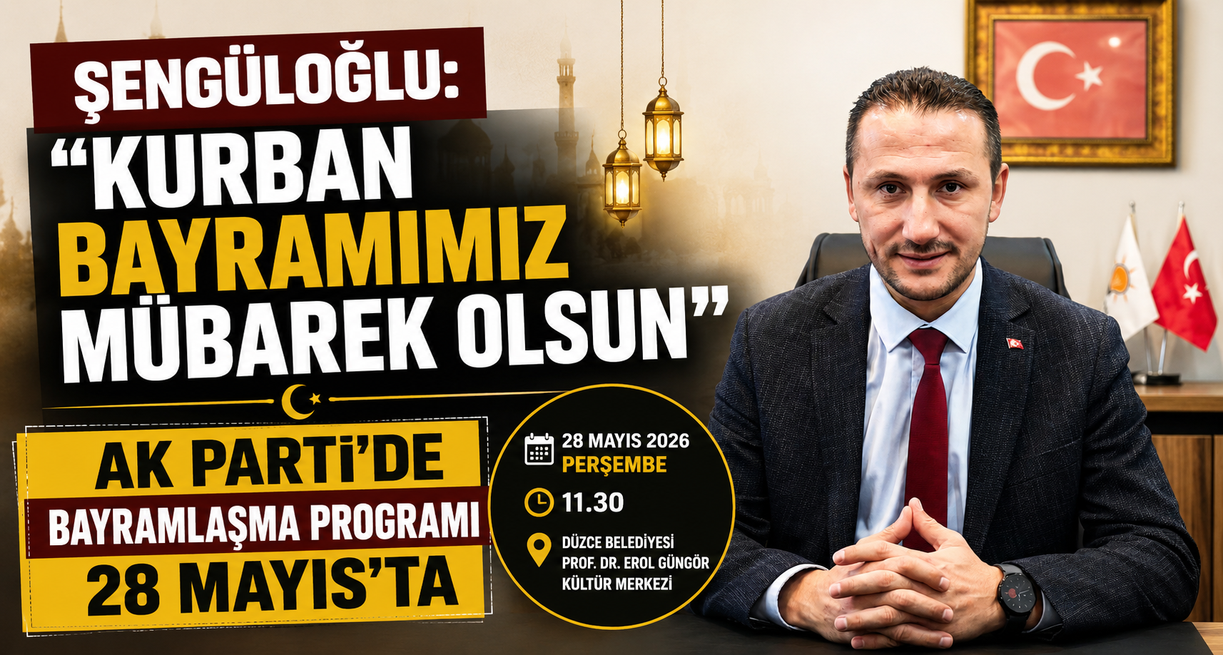 Hasan Şengüloğlu’ndan Kurban Bayramı Mesajı