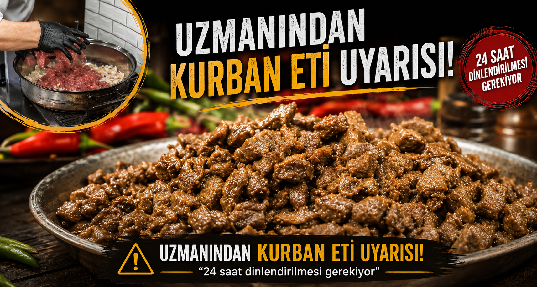 Kurban eti hazırlama ve pişirme önerileri