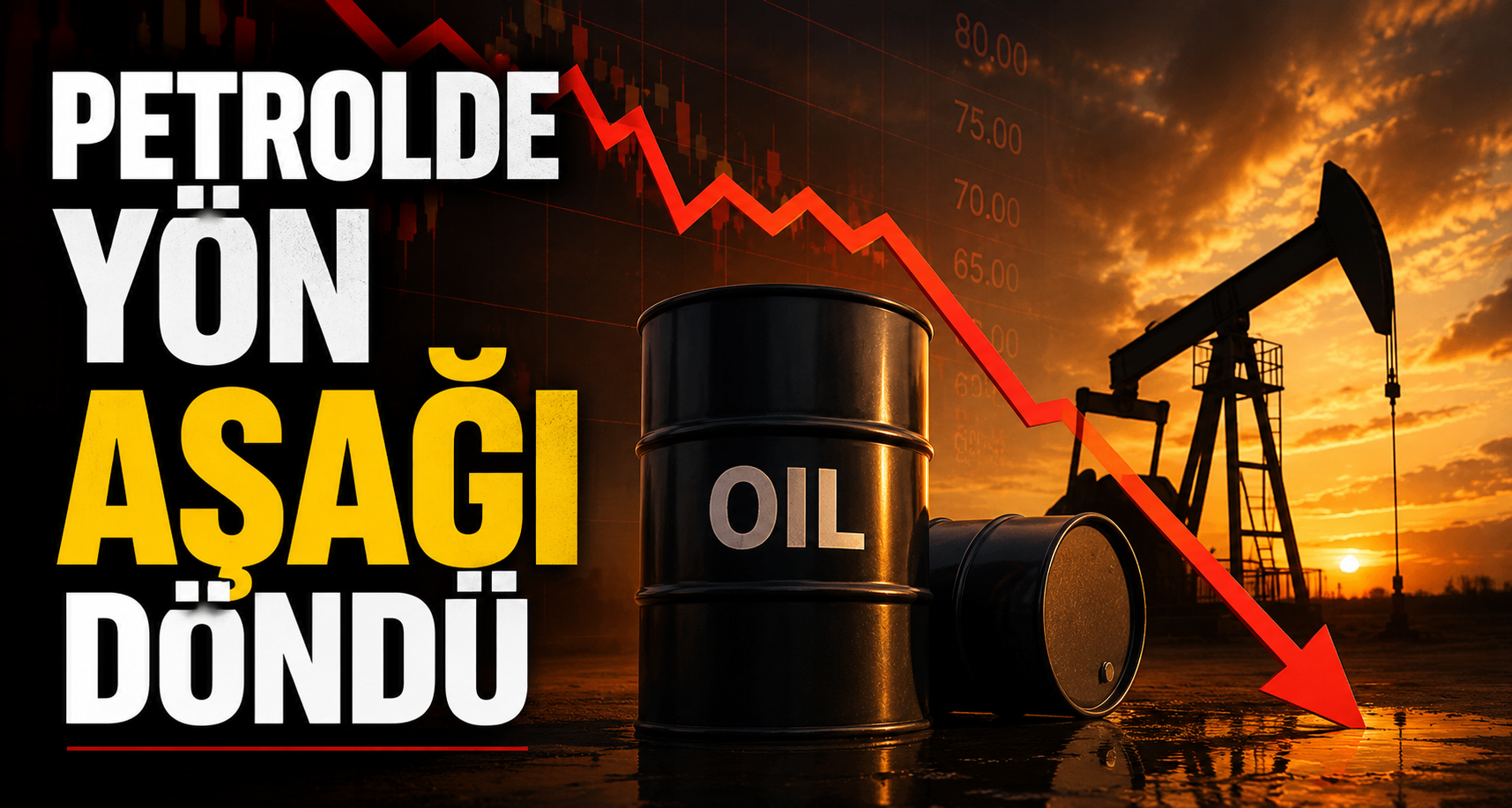 Petrolde yön aşağı döndü