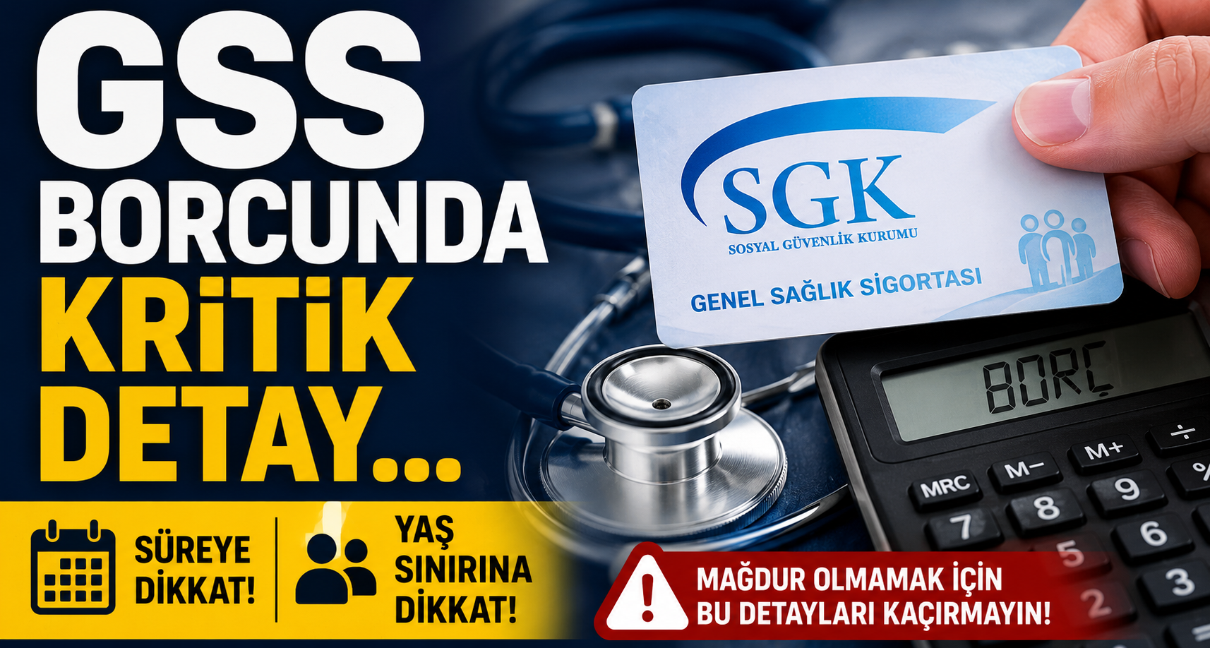 GSS borcunda kritik detay.