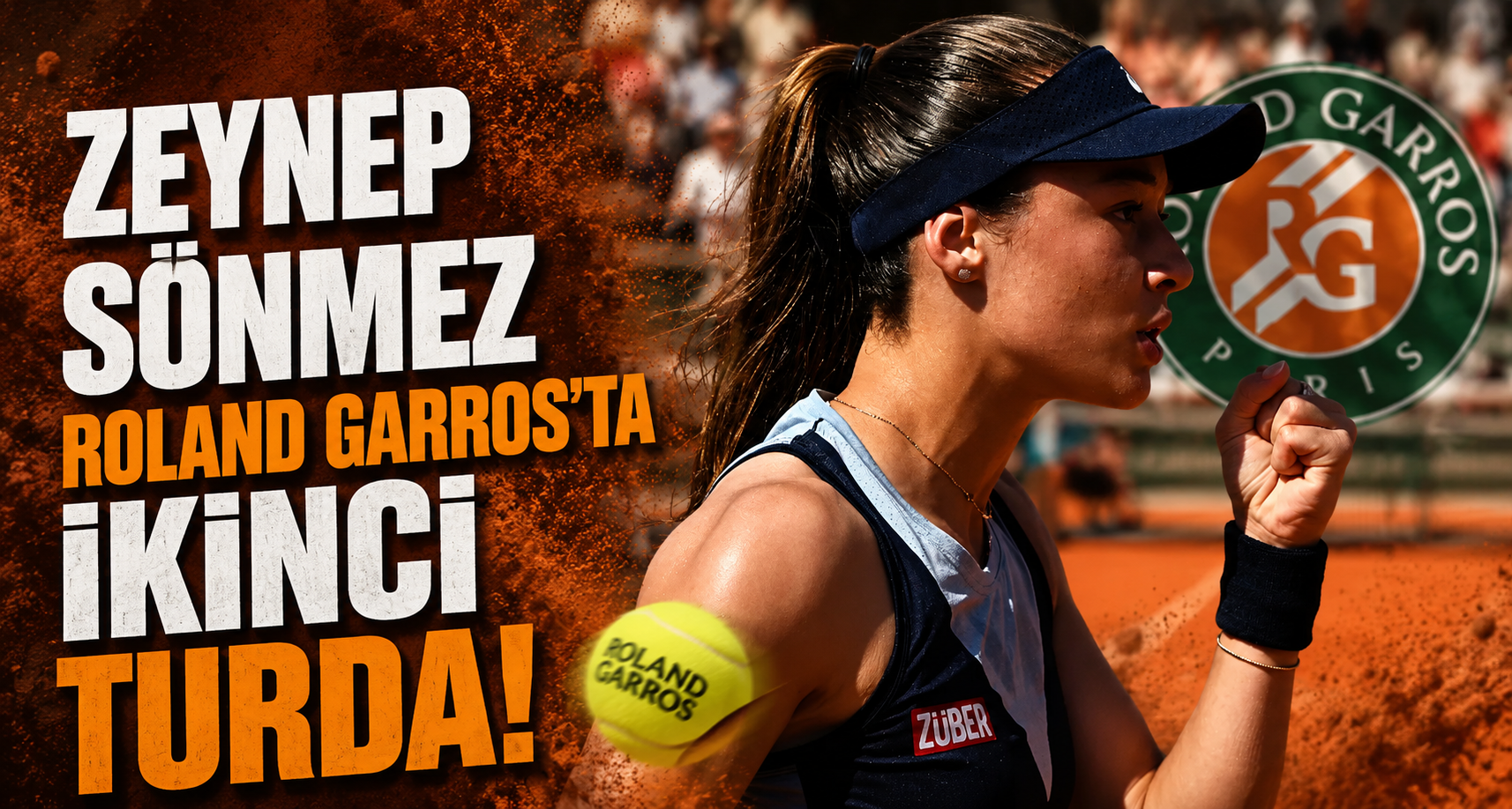 Zeynep Sönmez  Roland Garros’ta ikinci turda