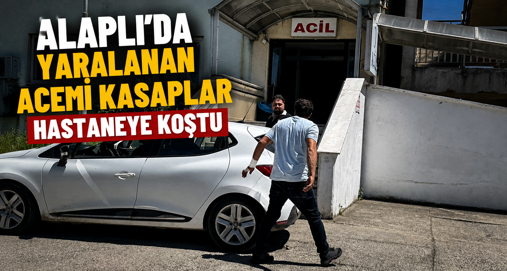 Alaplı’da yaralanan acemi kasaplar hastaneye koştu