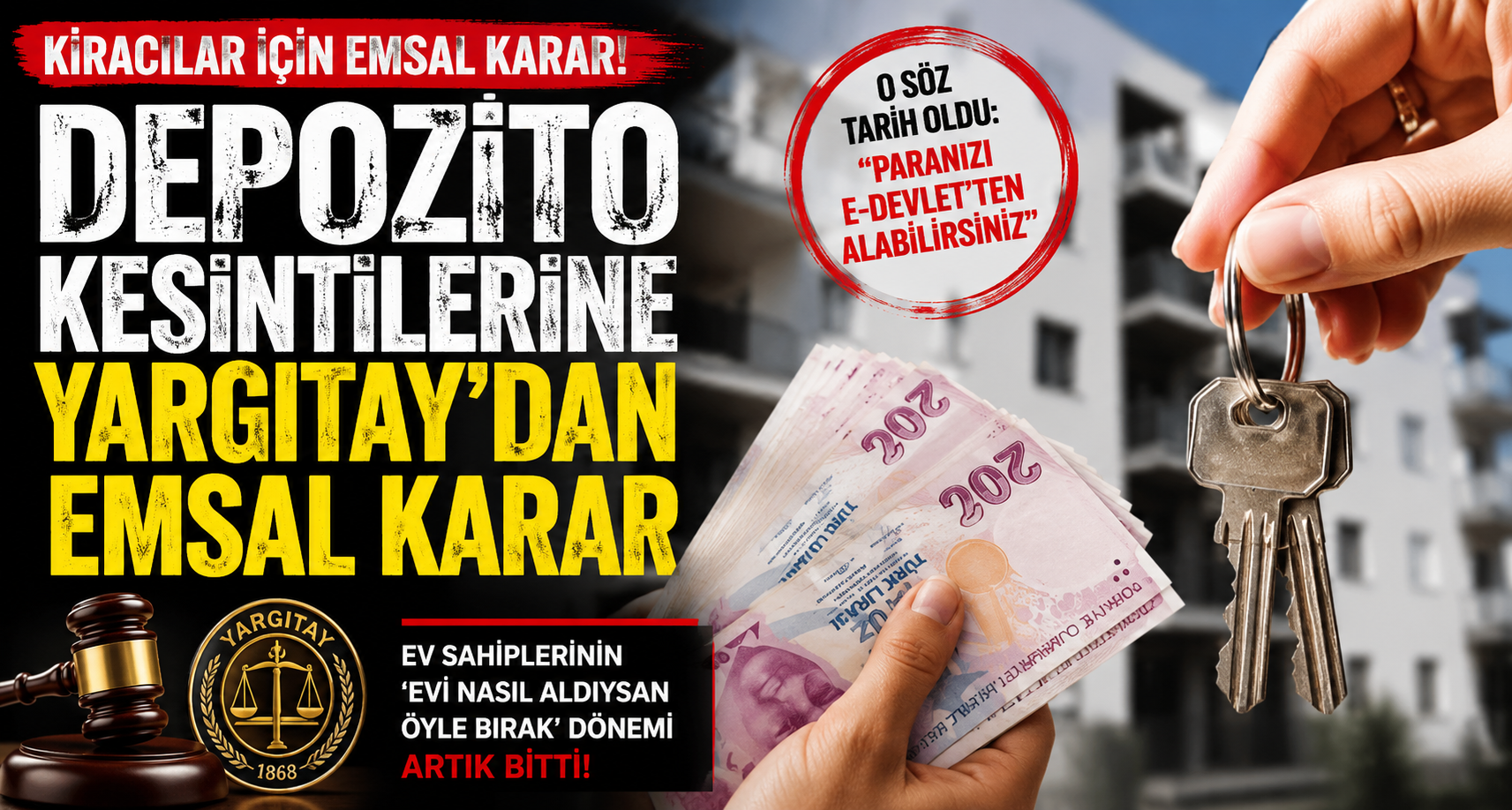 Depozito Kesintilerine Yargıtay’dan Emsal Karar