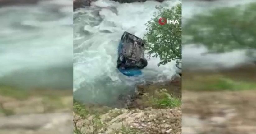 Giresun’da otomobil dereye uçtu: Karı-koca hayatını kaybetti