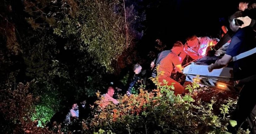 Kastamonu’da otomobil 150 metre yüksekten uçuruma yuvarlandı: 1 ölü, 3 yaralı