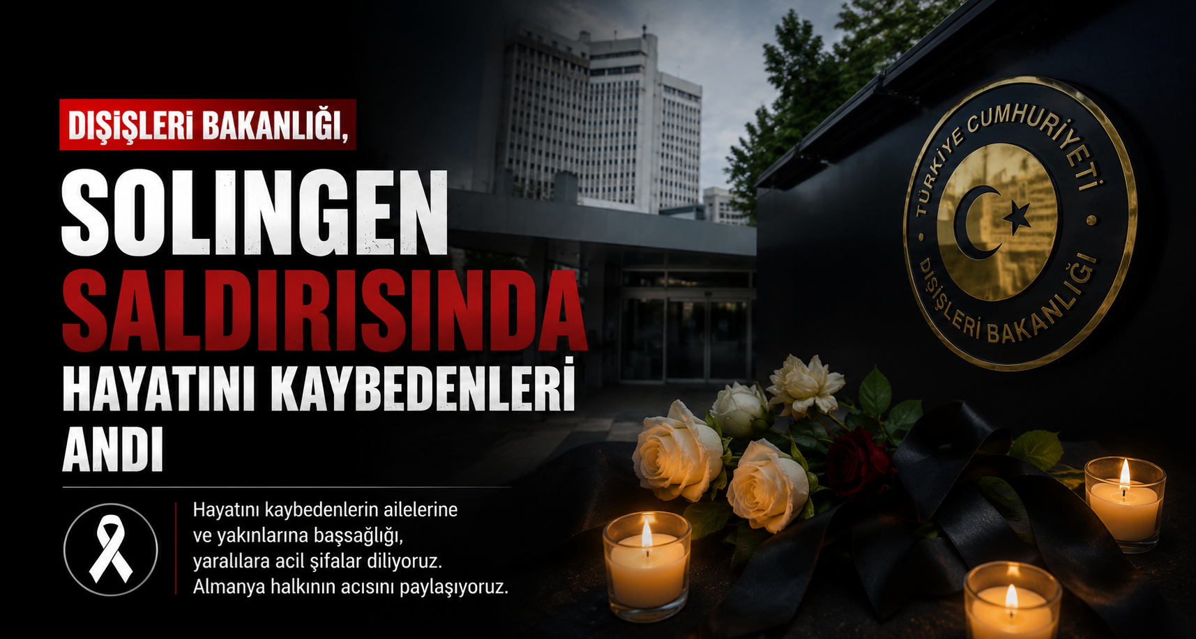 Dışişleri Bakanlığı, Solingen saldırısında hayatını kaybedenleri andı