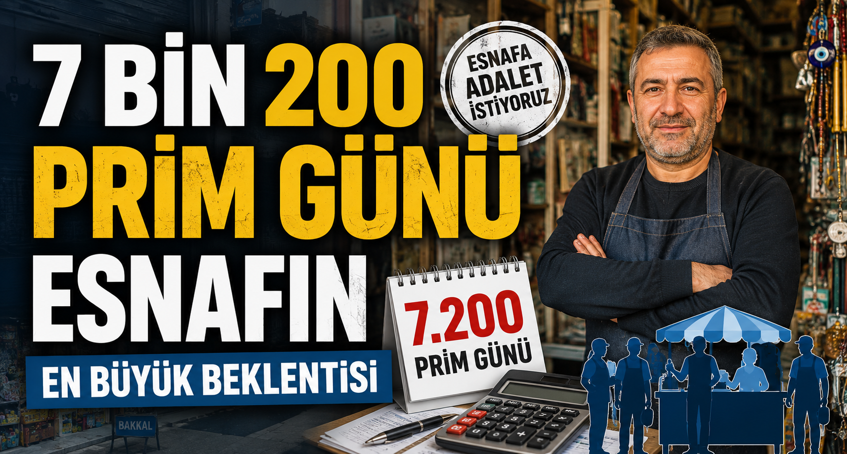 7 bin 200 prim günü esnafın en büyük beklentisi