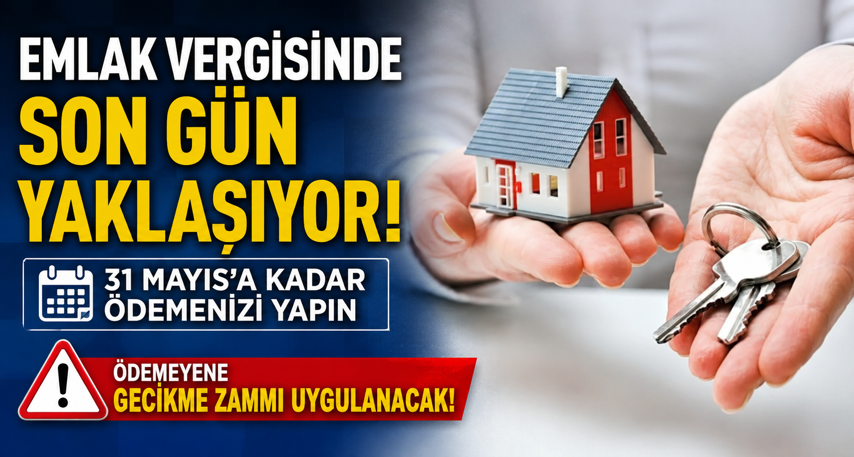 Emlak Vergisinde Son Gün Yaklaşıyor: Ödemeyene Gecikme Zammı Uygulanacak