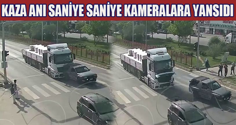 Trafik kazaları KGYS kameralarına yansıdı