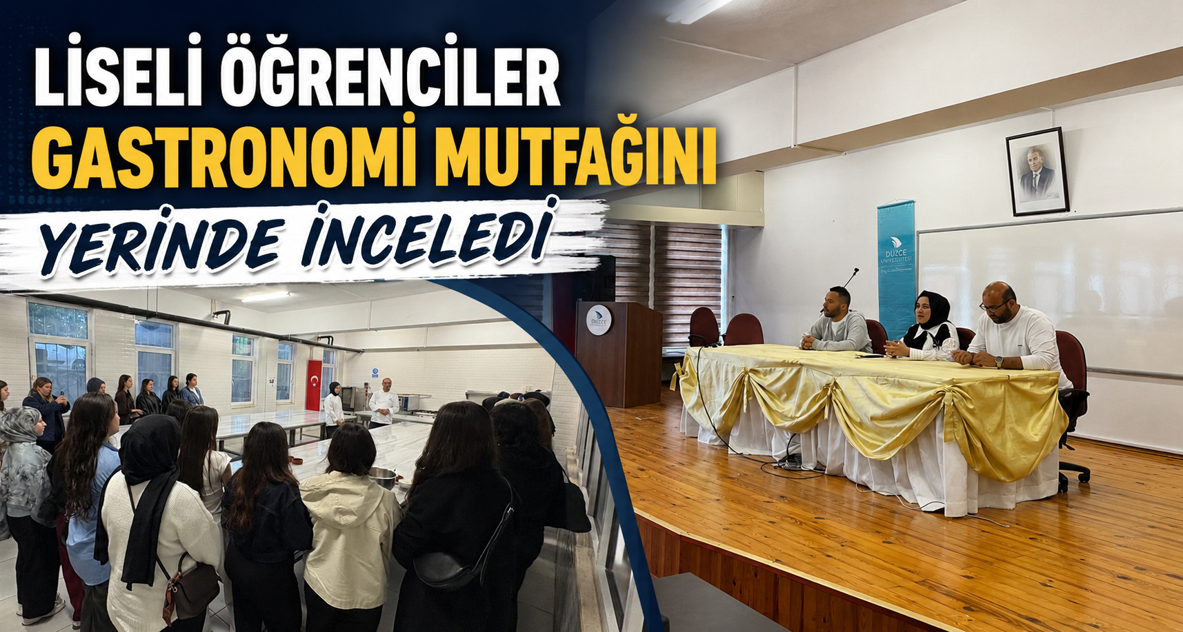 Liseli Öğrenciler Gastronomi Mutfağını Yerinde İnceledi