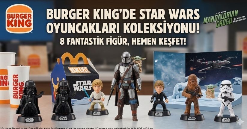 Burger King’den Star Wars temalı oyuncaklar