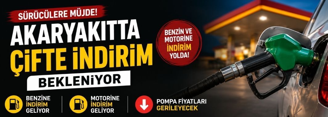 Akaryakıtta Çifte İndirim Bekleniyor