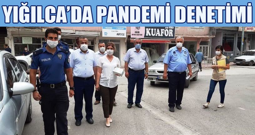 Yığılca’da denetim yapıldı uyarılarda bulunuldu