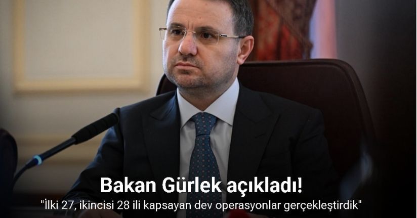 Bakan Gürlek: 