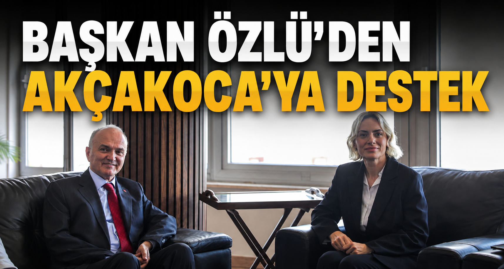 Başkan Özlü’den Akçakoca’ya destek