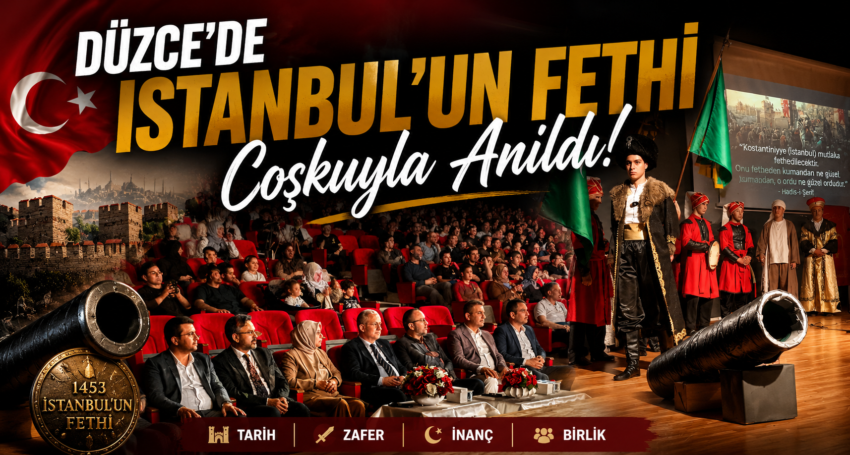 Düzce’de İstanbul’un Fethi Coşkuyla Anıldı