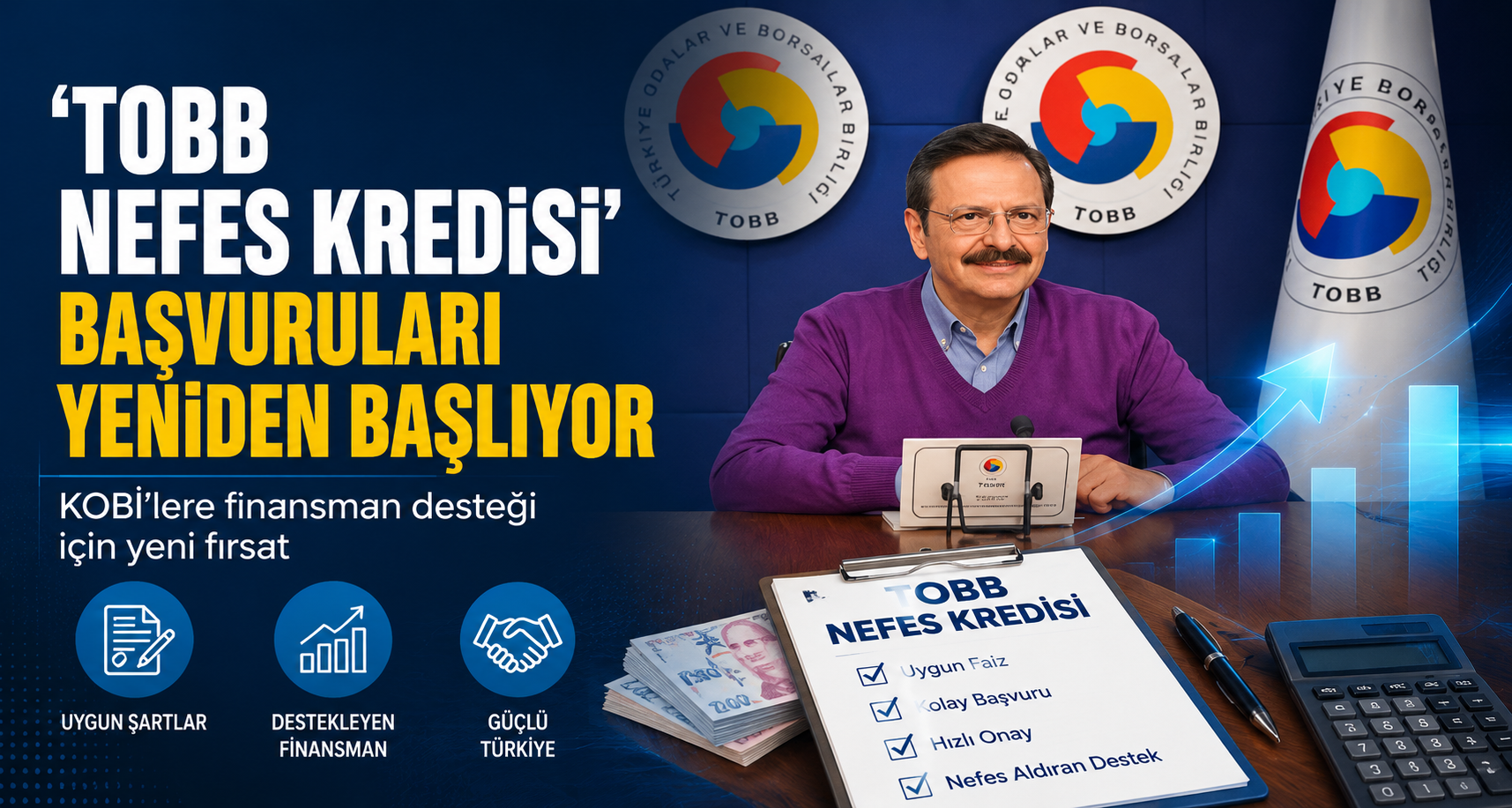 'TOBB Nefes Kredisi' başvuruları yeniden başlıyor