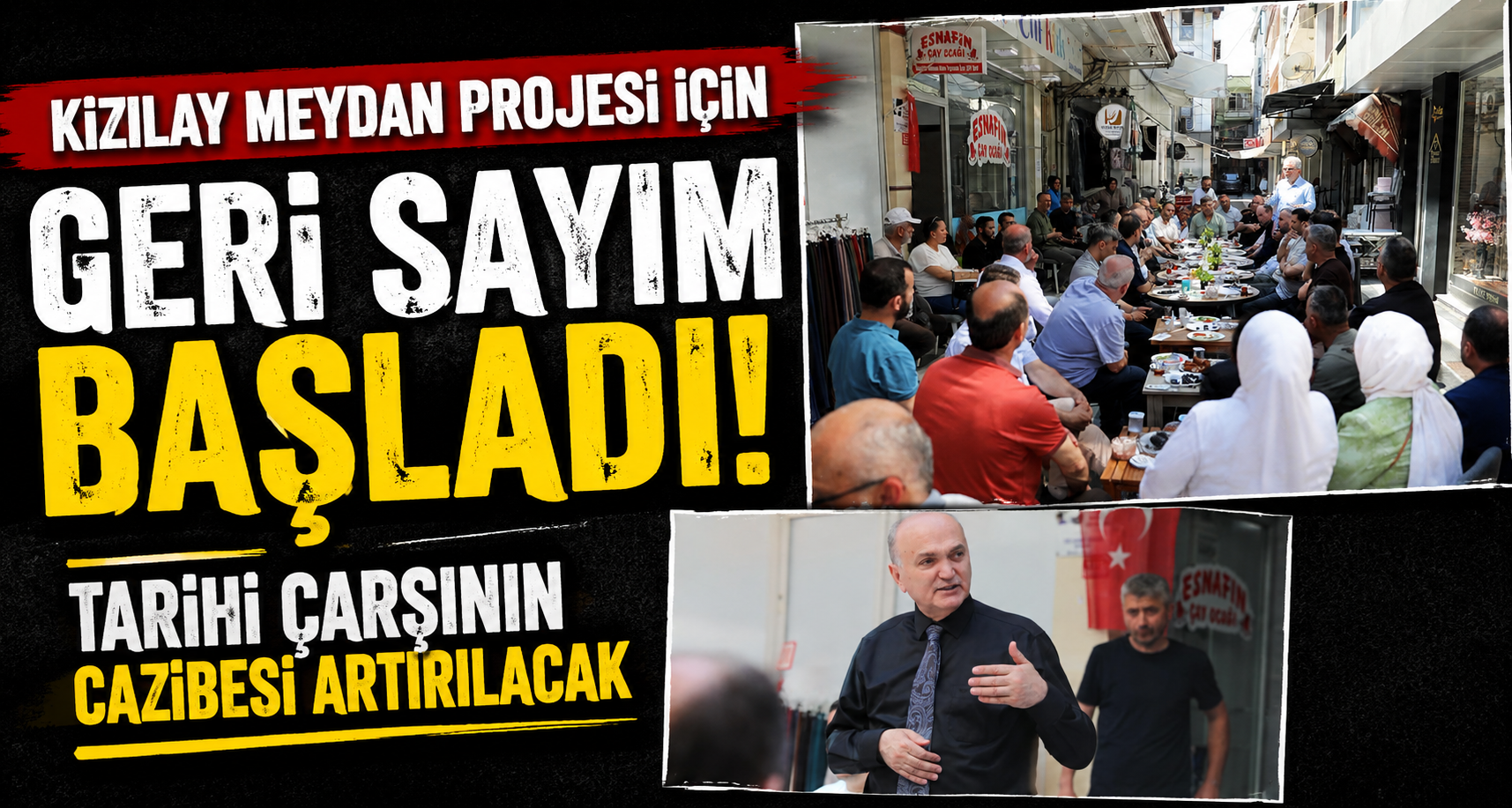 Kızılay Meydan Projesi İçin Geri Sayım Başladı