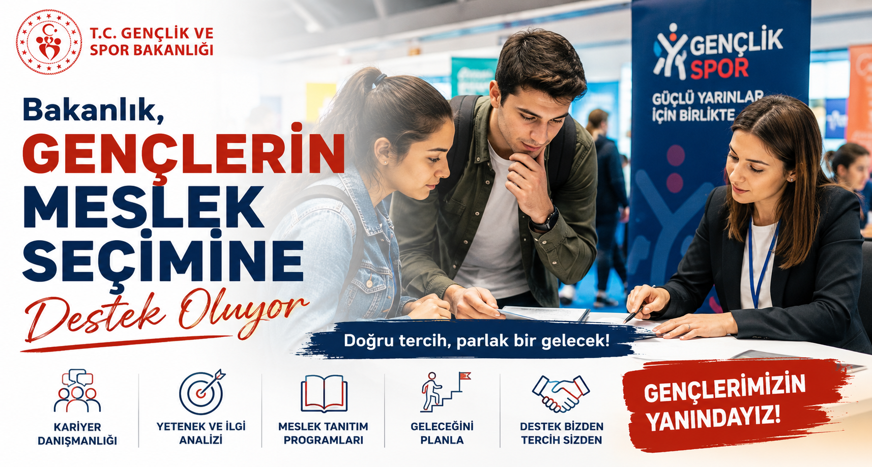 Bakanlık, gençlerin meslek seçimine destek oluyor