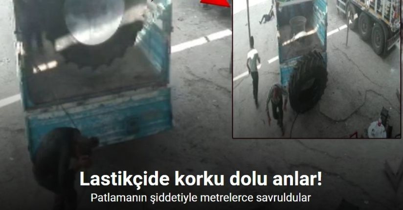 Siirt’te şişirilen lastik bomba gibi patladı: 2 yaralı