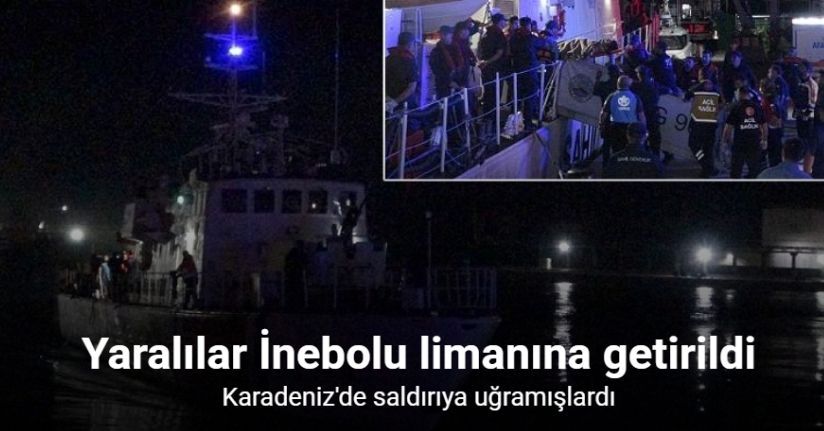 Karadeniz’deki saldırıda hayatını kaybeden ve yaralanan balıkçılar Kastamonu’ya getirildi