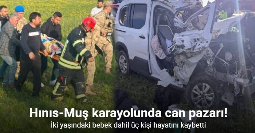 Erzurum’da trafik kazası: 3 ölü; 4 yaralı