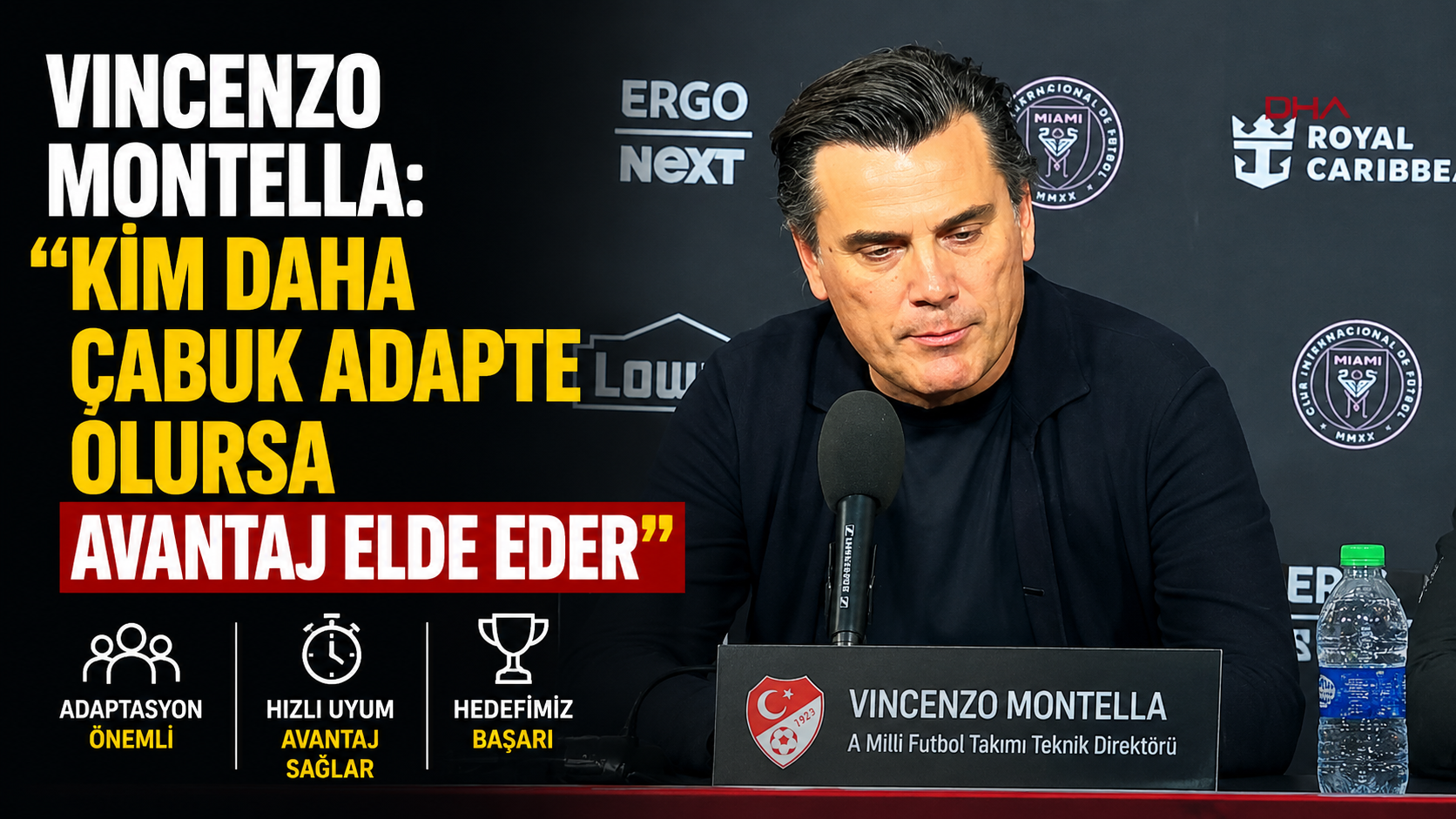 Vincenzo Montella: Kim daha çabuk adapte olursa avantaj elde eder