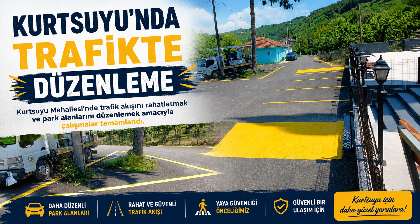 Kurtsuyu'nda Trafikte Düzenleneme