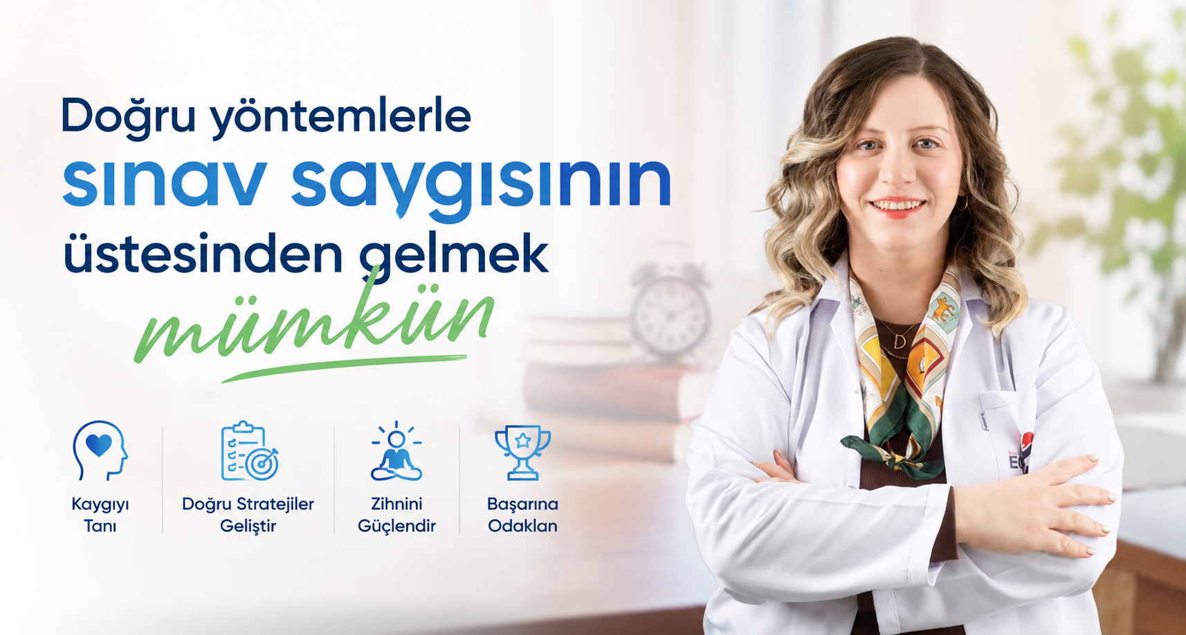 Doğru yöntemlerle sınav saygısının üstesinden gelmek mümkün