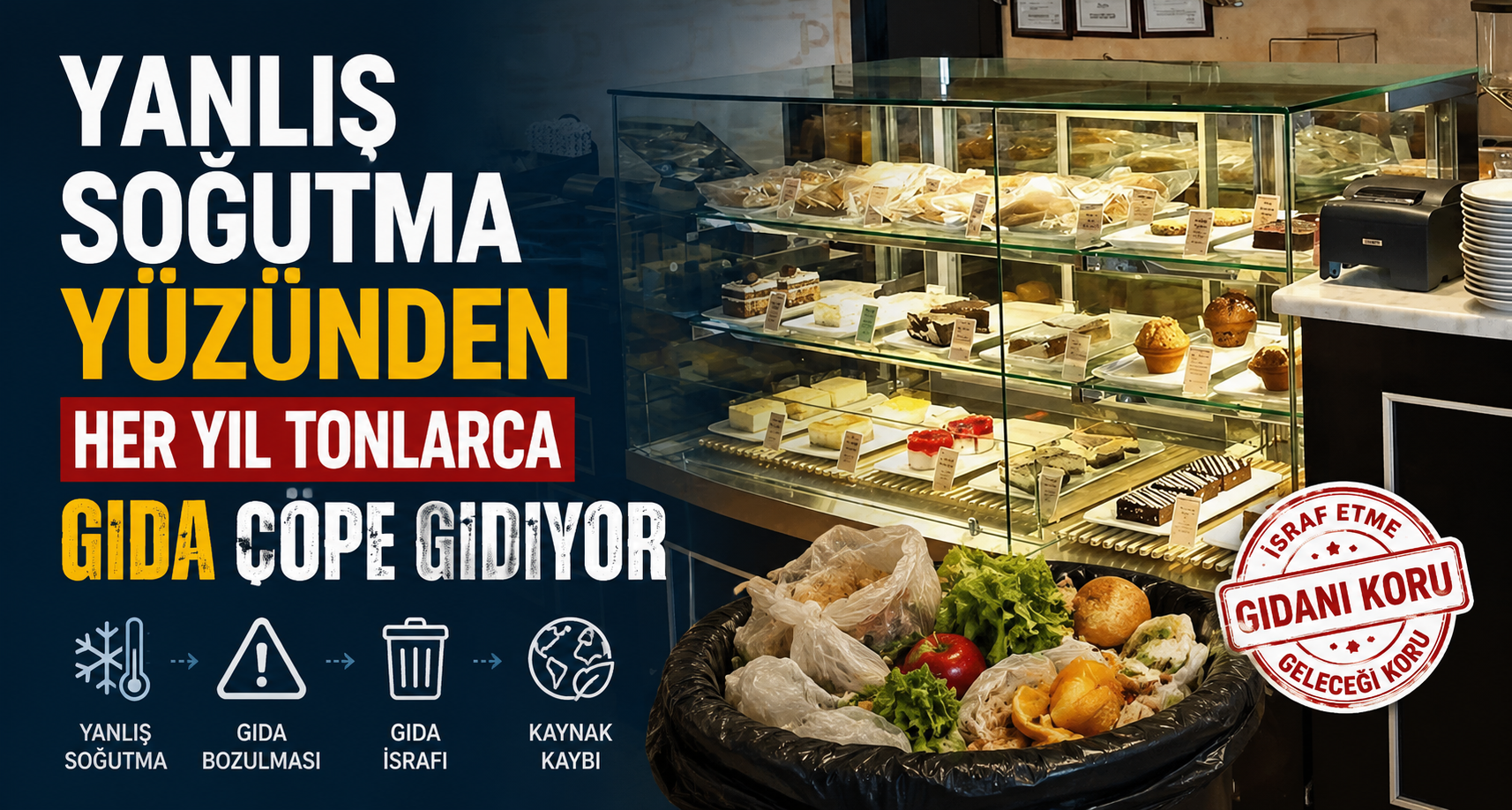 Yanlış soğutma yüzünden her yıl tonlarca gıda çöpe gidiyor