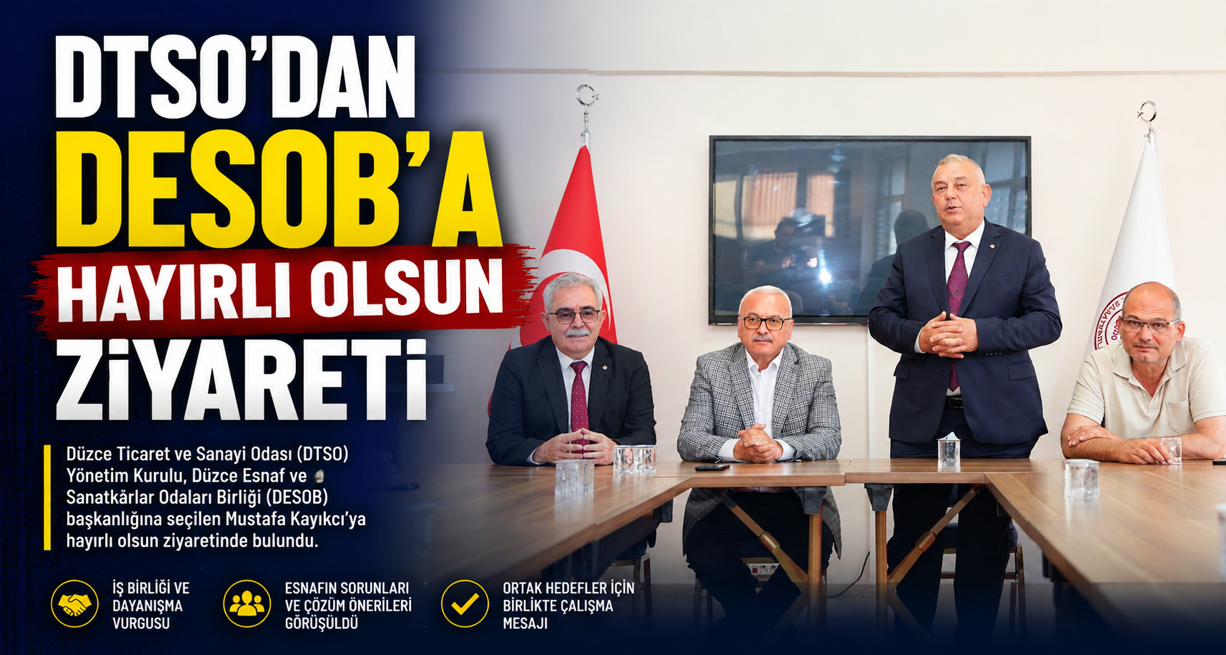 DTSO’dan DESOB’a Hayırlı Olsun Ziyareti
