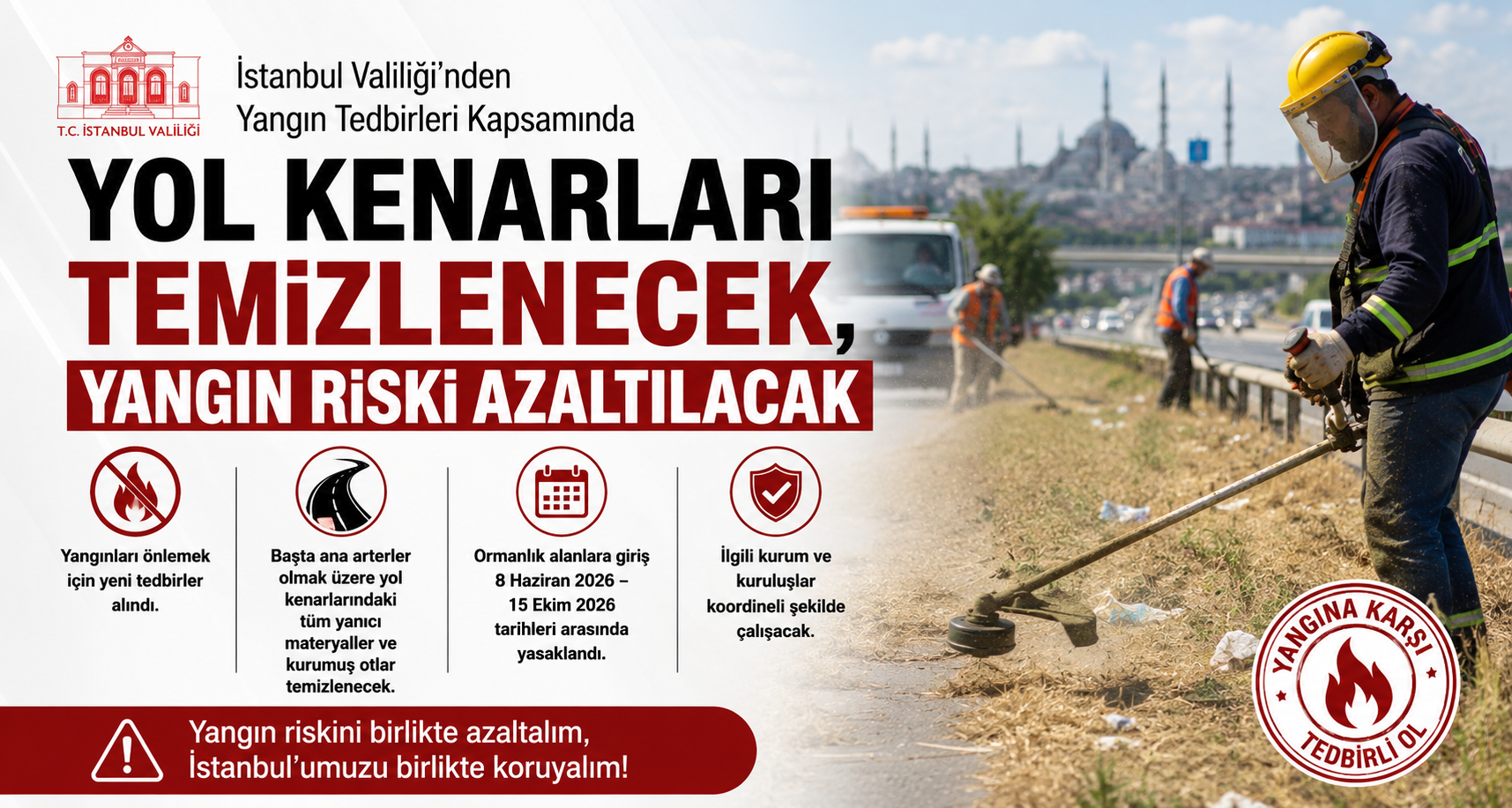 İstanbul Valiliğinden yeni yangın tedbirleri