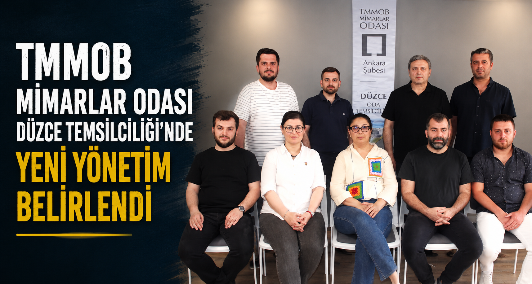 TMMOB Mimarlar Odası Düzce Temsilciliği’nde Yeni Yönetim Belirlendi