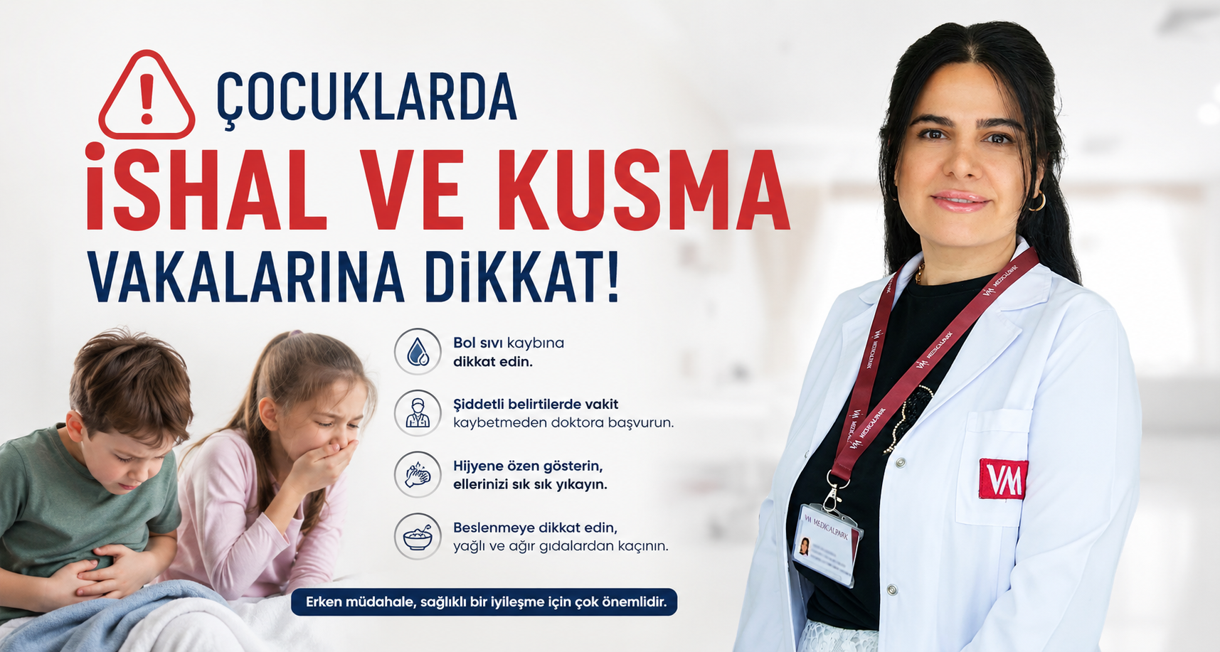 Çocuklarda ishal ve kusma vakalarına dikkat