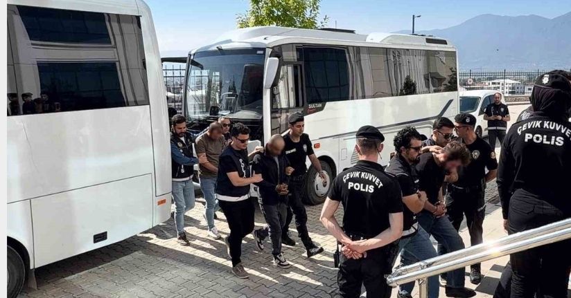 Hava destekli operasyonun ardından 23 şüpheli adliyede
