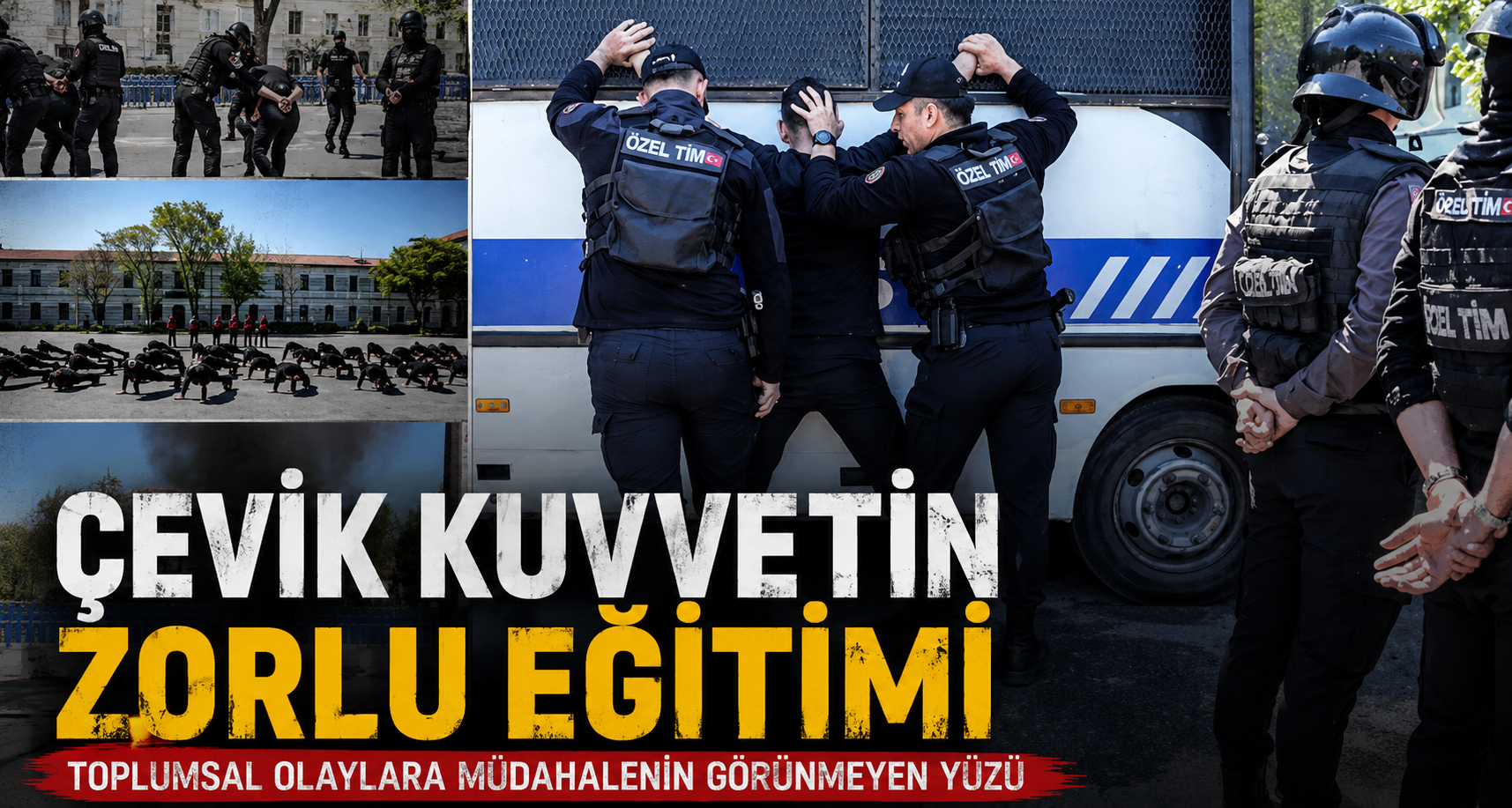 Toplumsal olaylara müdahalenin görünmeyen yüzü: Çevik Kuvvetin zorlu eğitimi