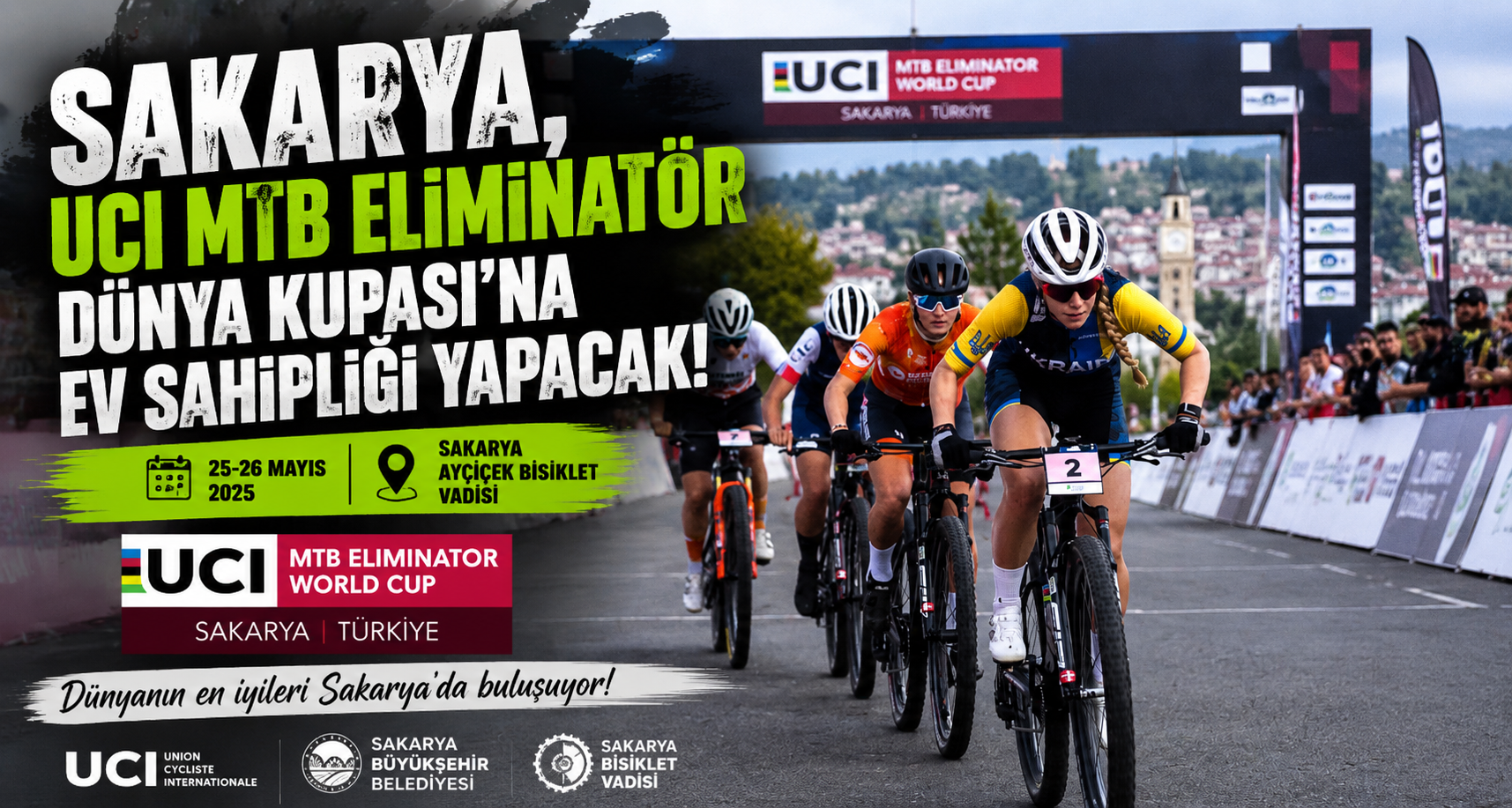 Sakarya, UCI MTB Eliminatör Dünya Kupası'na ev sahipliği yapacak