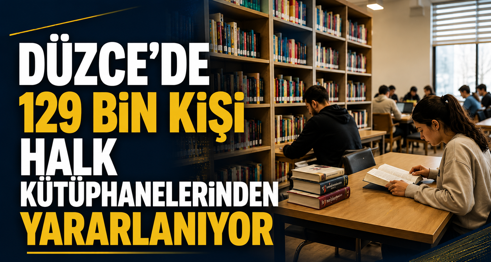 Düzce’de 129 Bin Kişi Halk Kütüphanelerinden Yararlanıyor