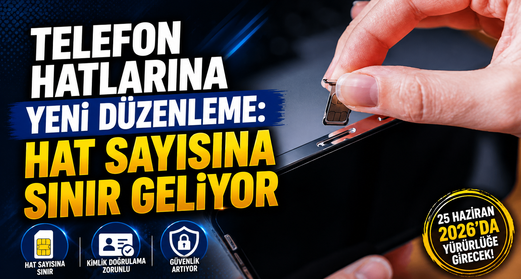 Telefon Hatlarına Yeni Düzenleme: Hat Sayısına Sınır Geliyor