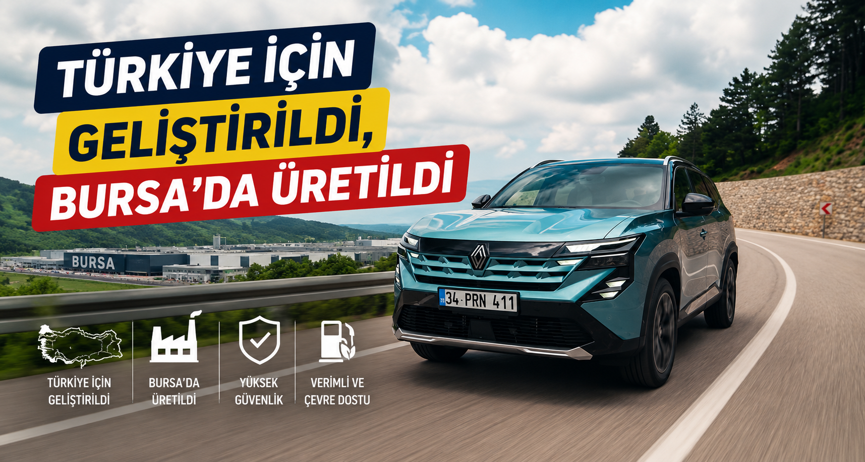 Türkiye için geliştirildi, Bursa’da üretildi