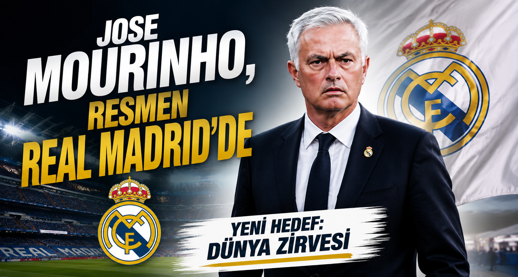 Jose Mourinho, resmen Real Madrid’de