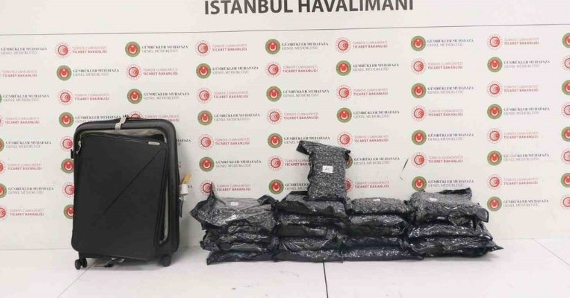 İstanbul Havalimanı’nda uyuşturucu operasyonu: 22,5 kilogram esrar ele geçirildi