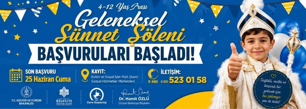 Geleneksel Sünnet Şöleni Başvuruları Başladı
