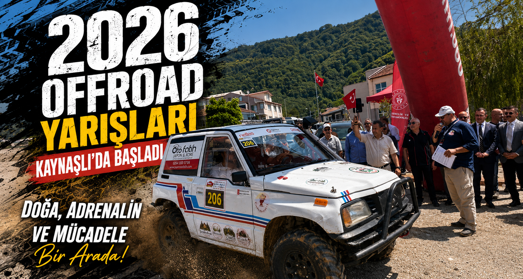 2026 Offroad Yarışları Kaynaşlı’da başladı